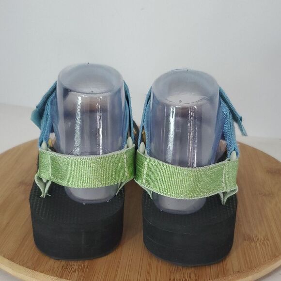 Teva Midform Universal Women's Metallic Blue Multi Casual Sandals Size 7 NWOT - Picture 5 of 9